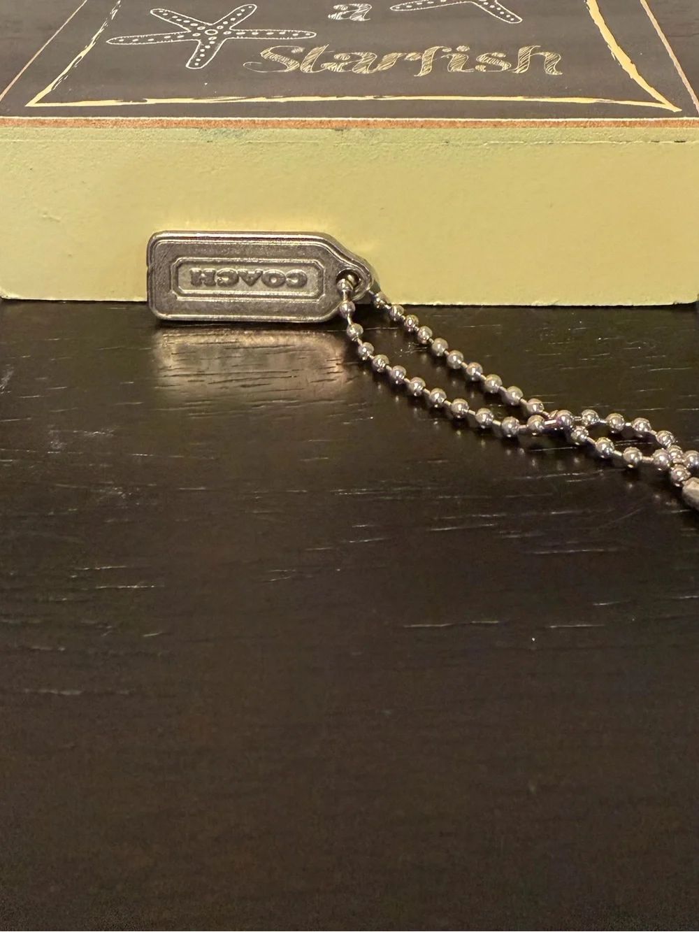 Coach Metal Mini Hang Tag